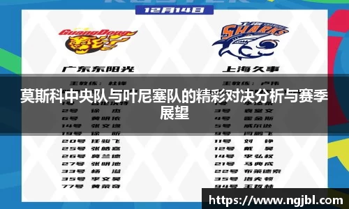 莫斯科中央队与叶尼塞队的精彩对决分析与赛季展望